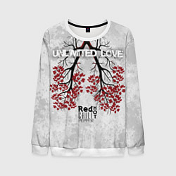 Свитшот мужской RHCP - Red Hot Chili Peppers, цвет: 3D-белый
