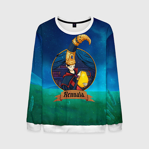 Мужской свитшот Rennala elden ring / 3D-Белый – фото 1