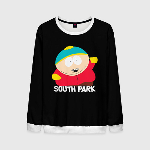 Мужской свитшот Южный парк - Эрик Eric / 3D-Белый – фото 1