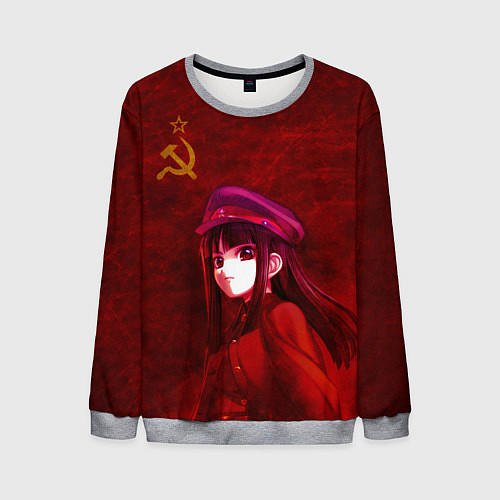 Мужской свитшот 9 мая День победы / 3D-Меланж – фото 1