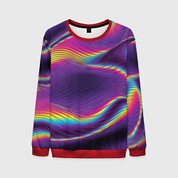 Мужской свитшот Neon fashion pattern Wave