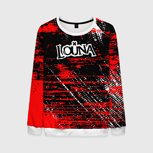 Мужской свитшот Louna краски / 3D-Белый – фото 1