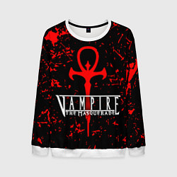 Свитшот мужской Vampire The Masquerade Bloodlines, цвет: 3D-белый