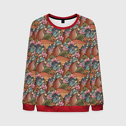 Мужской свитшот Паттерн волнистые узоры