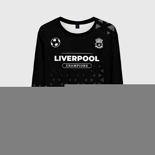 Мужской свитшот Liverpool Форма Champions / 3D-Черный – фото 1