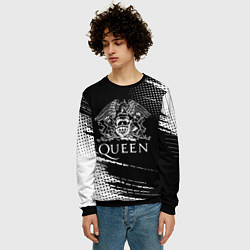 Свитшот мужской Queen герб квин, цвет: 3D-черный — фото 2