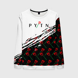 Свитшот мужской Payton Moormeie PYTN X ROSE, цвет: 3D-белый