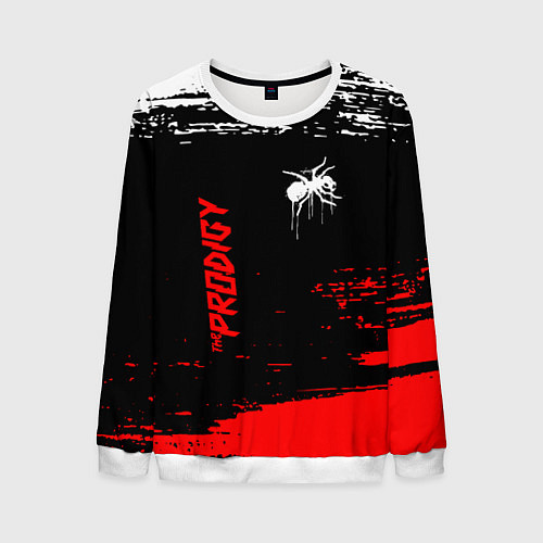 Мужской свитшот The prodigy : дарование / 3D-Белый – фото 1