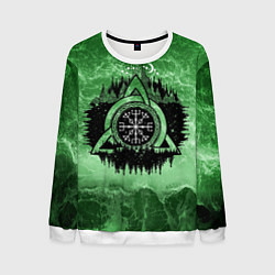 Мужской свитшот Вегвизир Рунический Компас 3D