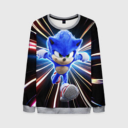 Свитшот мужской Speed Sonic, цвет: 3D-меланж