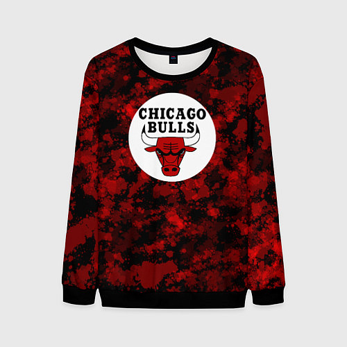 Мужской свитшот CHICAGO BULLS ЧИКАГО БУЛЛС NBA / 3D-Черный – фото 1