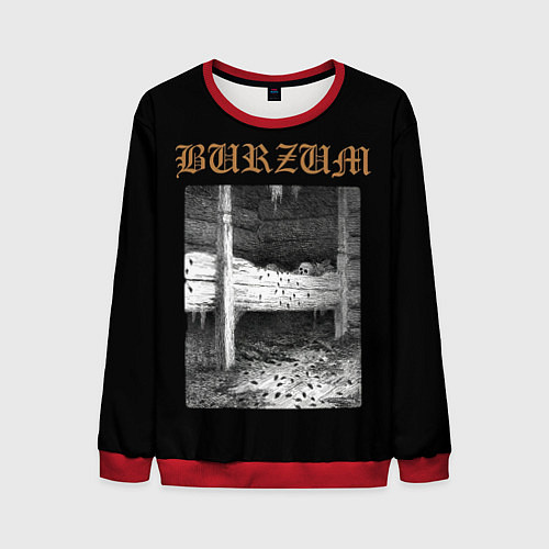 Мужской свитшот Burzum cockroaches / 3D-Красный – фото 1