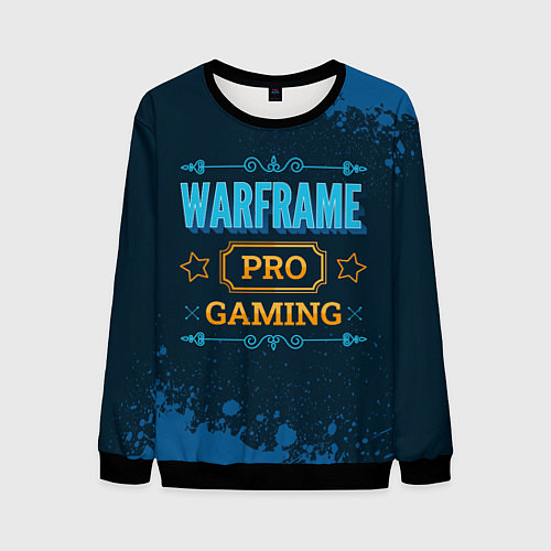 Мужской свитшот Warframe Gaming PRO / 3D-Черный – фото 1