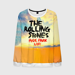 Свитшот мужской Hyde Park Live - The Rolling Stones, цвет: 3D-белый