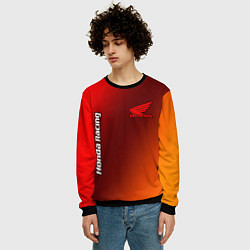 Свитшот мужской HONDA RACING, цвет: 3D-черный — фото 2