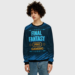 Свитшот мужской Игра Final Fantasy: PRO Gaming, цвет: 3D-черный — фото 2