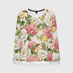 Мужской свитшот Цветы Английские Розы