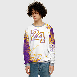 Свитшот мужской Коби Брайант Lakers 24, цвет: 3D-меланж — фото 2