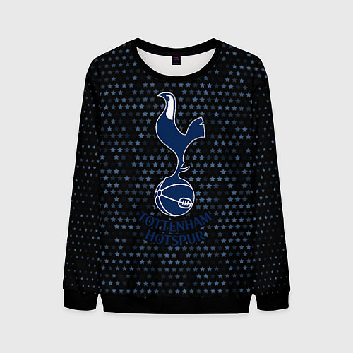 Мужской свитшот TOTTENHAM HOTSPUR Звезды / 3D-Черный – фото 1