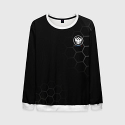 Свитшот мужской Russia Black Collection 20222023, цвет: 3D-белый