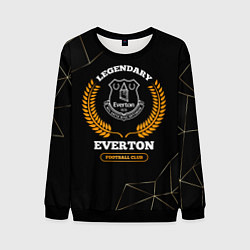 Мужской свитшот Лого Everton и надпись Legendary Football Club на