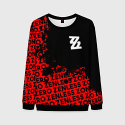 Мужской свитшот Zenless Zone Zero капля арт