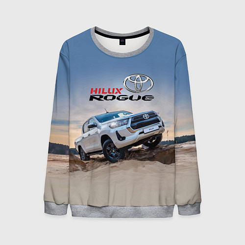 Мужской свитшот Toyota Hilux Rogue Off-road vehicle Тойота - прохо / 3D-Меланж – фото 1