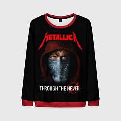 Свитшот мужской METALLICA THROUGH THE NEVER, цвет: 3D-красный