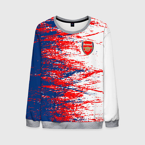 Мужской свитшот Arsenal fc арсенал фк texture / 3D-Меланж – фото 1