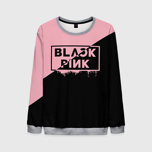 Мужской свитшот BLACKPINK BIG LOGO / 3D-Меланж – фото 1