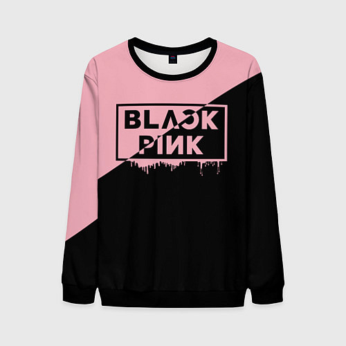 Мужской свитшот BLACKPINK BIG LOGO / 3D-Черный – фото 1