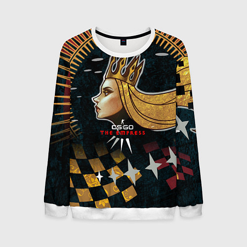 Мужской свитшот Cs:go - The Empress 2022 Императрица / 3D-Белый – фото 1