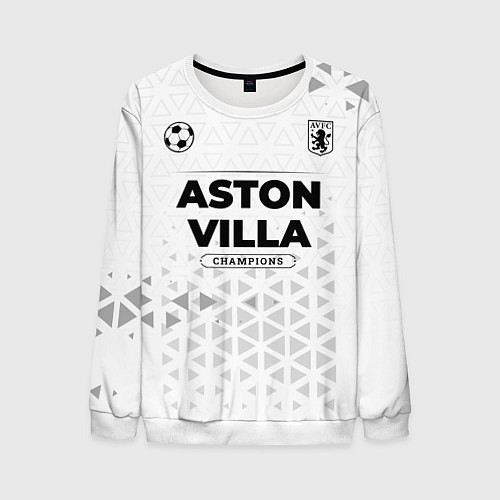 Мужской свитшот Aston Villa Champions Униформа / 3D-Белый – фото 1
