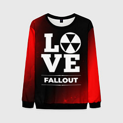 Свитшот мужской Fallout Love Классика, цвет: 3D-черный