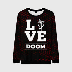Свитшот мужской Doom Love Классика, цвет: 3D-черный