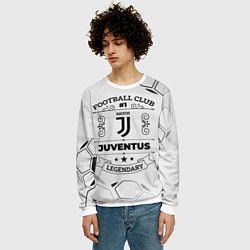 Свитшот мужской Juventus Football Club Number 1 Legendary, цвет: 3D-белый — фото 2