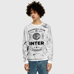Свитшот мужской Inter Football Club Number 1 Legendary, цвет: 3D-белый — фото 2