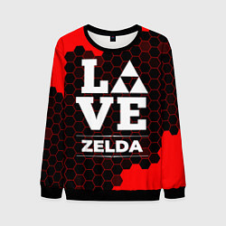 Свитшот мужской Zelda Love Классика, цвет: 3D-черный