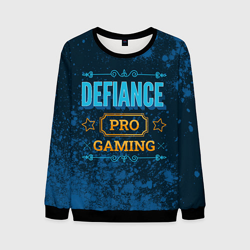 Мужской свитшот Игра Defiance: PRO Gaming / 3D-Черный – фото 1