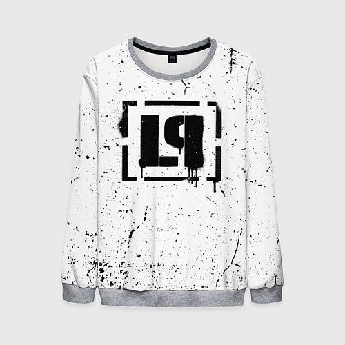 Мужской свитшот Linkin Park брызги краски / 3D-Меланж – фото 1