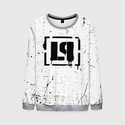 Свитшот мужской Linkin Park брызги краски, цвет: 3D-меланж