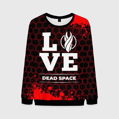 Мужской свитшот Dead Space Love Классика / 3D-Черный – фото 1