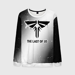 Свитшот мужской The Last Of Us Glitch на светлом фоне, цвет: 3D-белый