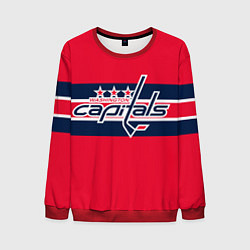 Свитшот мужской Вашингтон Кэпиталз форма, цвет: 3D-красный