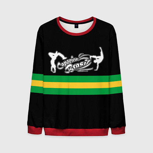 Мужской свитшот Капоэйра / 3D-Красный – фото 1