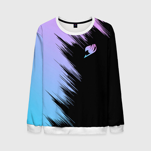 Мужской свитшот Хвост феи - neon / 3D-Белый – фото 1