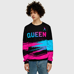 Свитшот мужской Queen Neon Gradient, цвет: 3D-черный — фото 2