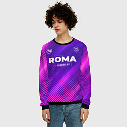 Свитшот мужской Roma Legendary Sport Grunge, цвет: 3D-черный — фото 2
