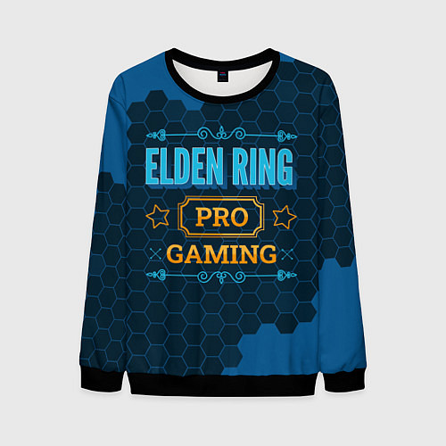 Мужской свитшот Игра Elden Ring: pro gaming / 3D-Черный – фото 1