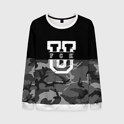 Мужской свитшот FCK gray military